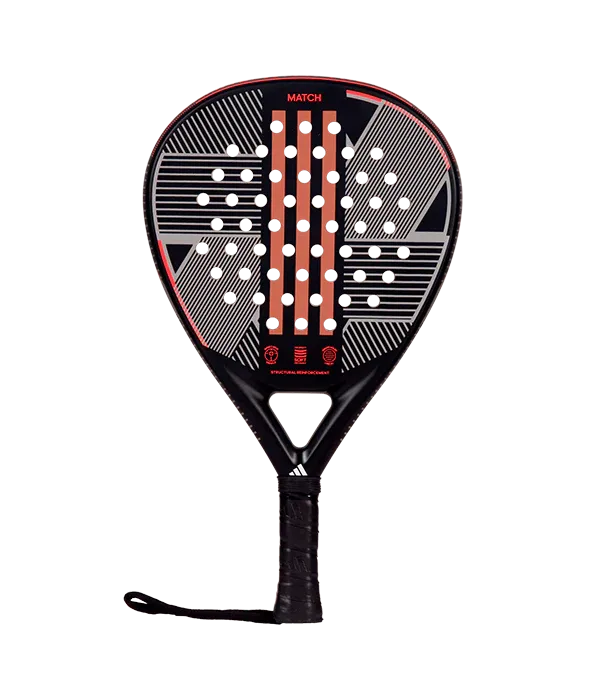 RAQUETA PADEL ADIDAS MATCH 3.3 BLACK/RED 2024